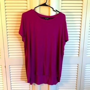 Super Soft berry colored T shirt. Perfect for summer